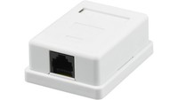 Aufputz Steckdose 1Xrj45 Kat.5E Utp 24.1000