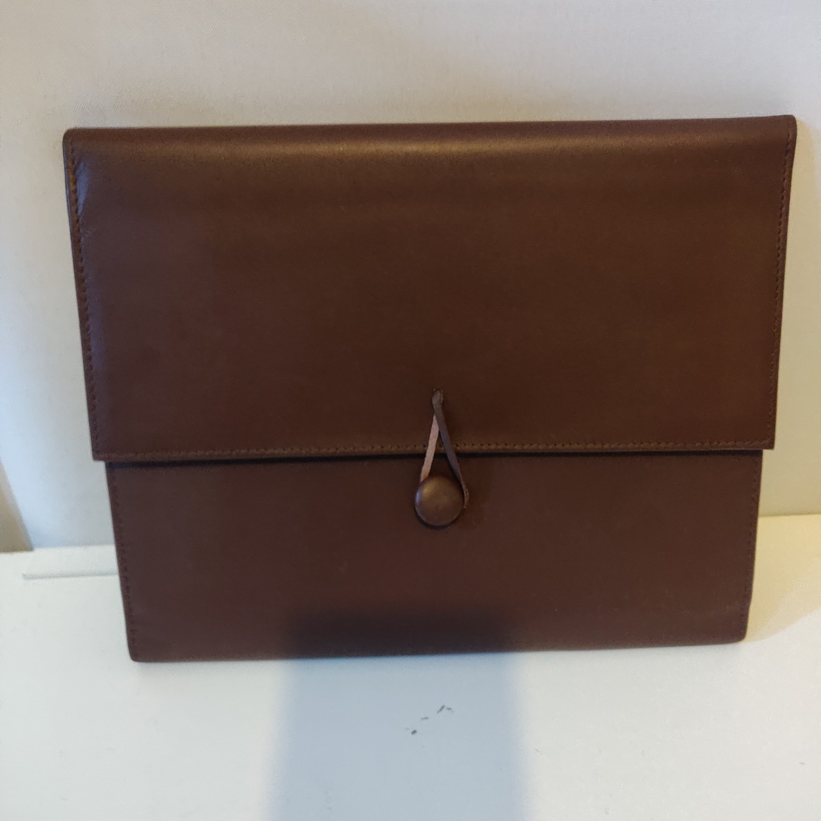 Vintage Style Brown Leather Writing Case