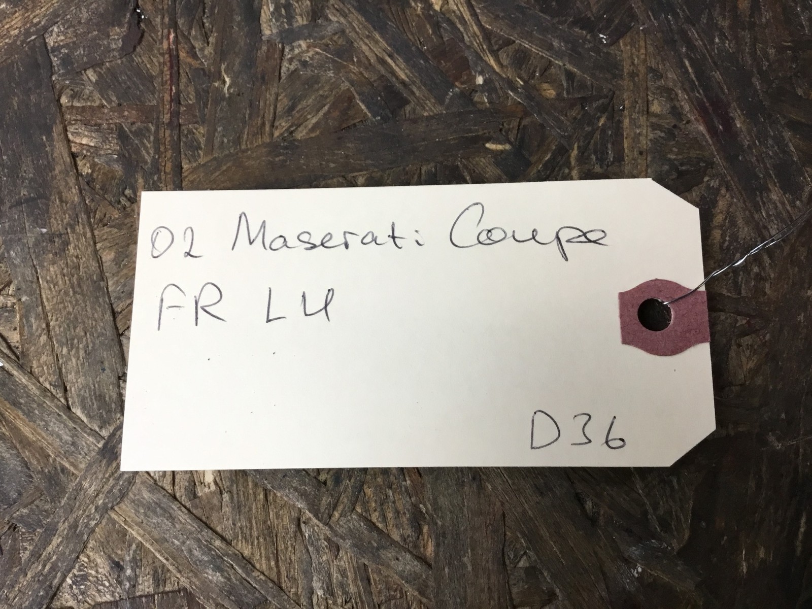 Maserati Coupe GT 2003 Left Driver Door Wire Wiring Harness 02-06 ;:Y