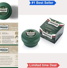 Shaving Soap 5.2 Oz Eucalyptus Scent Made In Italy Paraben Free New Formulation