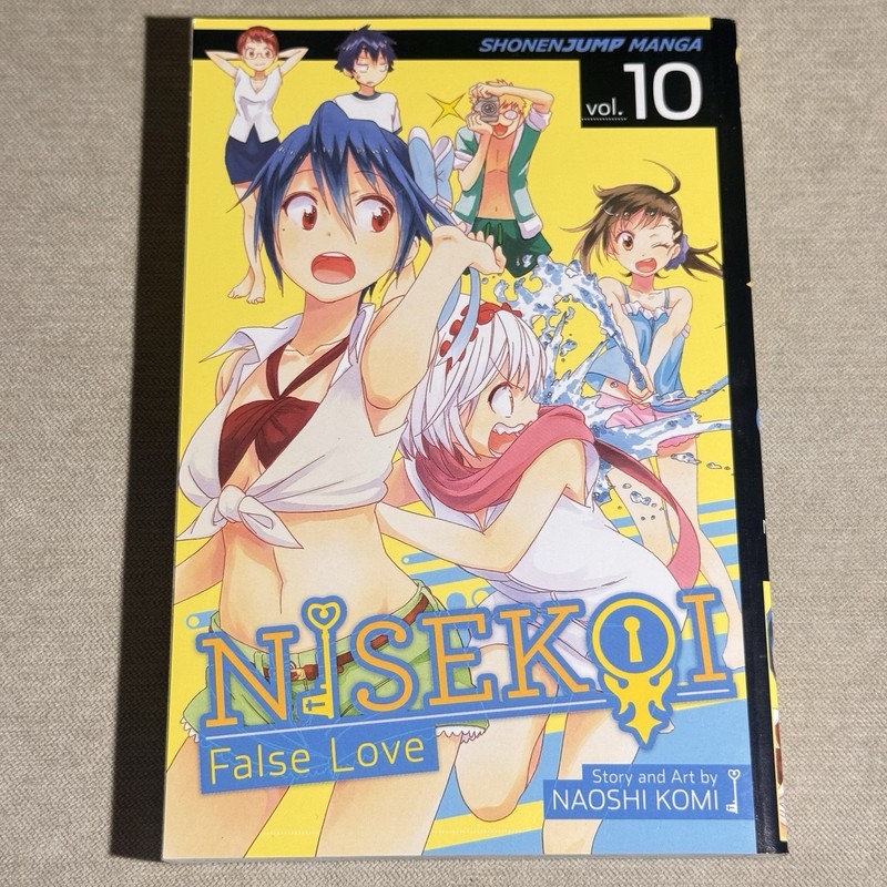 Nisekoi False Love Volume 10 Manga Naoshi Komi Shonen Jump First Print [English]
