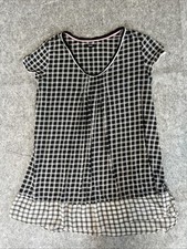 Simply Vera Dress Women XXL Black White Check