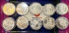 10pc ZOMBUCKS First Series 1 oz .999 Silver Rounds BU Walker Morgue Anne + More