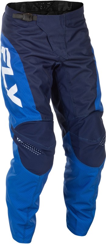 Pantalon Fly Racing F-16 bleu blanc adulte pour pilote de moto cross et quad