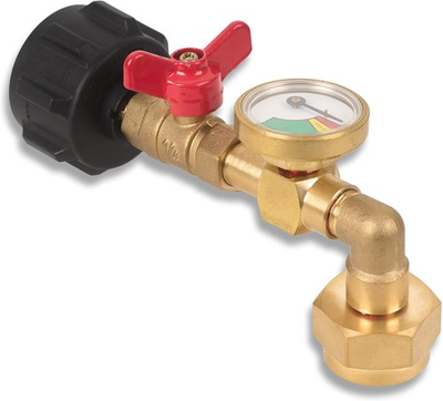 #ad #ad Propane Refill Adapter for 1 lb Tanks with Gauge Convert 20 lbs LPG Tank to $31.99