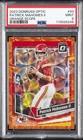 2023 PANINI DONRUSS OPTIC ORANGE SCOPE #93 PATRICK MAHOMES II 46/79 PSA 9