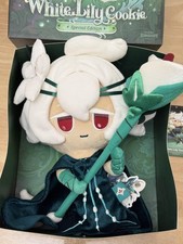 Cookie Run Kingdom White Lily Cookie Plush Stuffed Doll NEW Limited edition