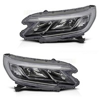 Scheinwerfer Halogen Set FüR Honda CR-V IV 4 Bj. 2015- Stellmotor DRL H11 HB3