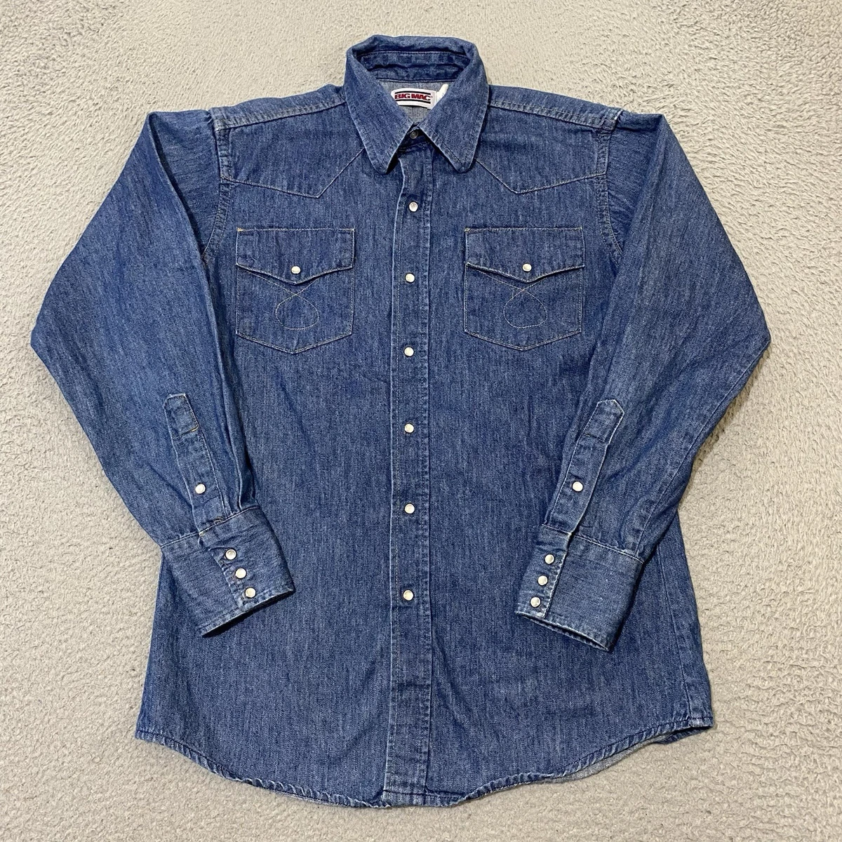 Big Mac Solid Casual Button-Down Shirts for Men for sale | eBay