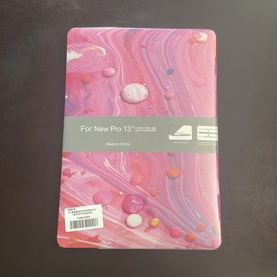 MacBook New Pro 13  2016-2020 pink water drop design hardshell case