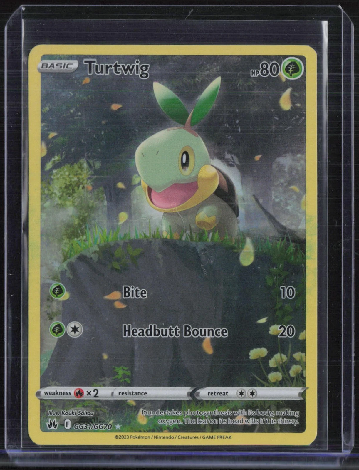2023 Pokemon SWSH Crown Zenith Full Art #GG31 Turtwig #1