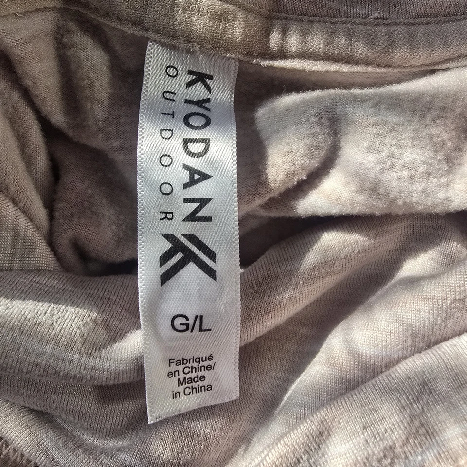 Sudadera Pullover Kyodan Exterior Para Mujer Cuello Capucha L Rosa Beige Brezo Foto 2 de 4