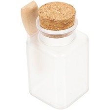 6 Pcs Bath Salts Jar with Scoop Small Bottles Cork Container for