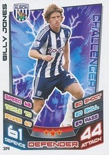 314 BILLY JONES WEST ALBION TRADING CARD MATCH ATTAX TOPPS 2013