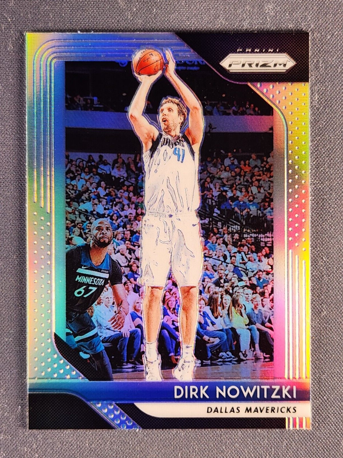 2018-19 Panini Prizm #2 Dirk Nowitzki Silver Prizm SP HOF