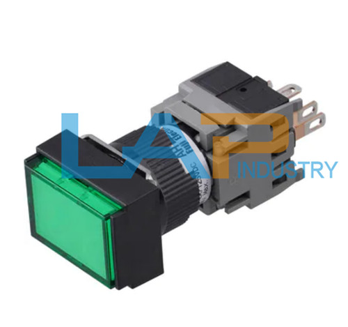 QTY:5 New For FUJI AH165-TLG11E3 24VDC LED Green Pushbutton Command Switch - Picture 1 of 4