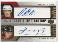 2005-06 Upper Deck Rookie Update Auto Rookie Rostislav Olesz Martin Havlat /499