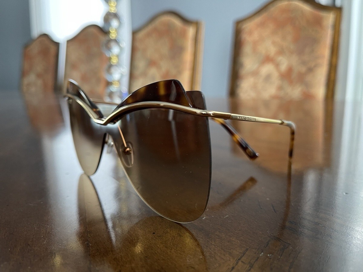 Marc Jacobs Gold Havana brown sunglasses 103/S | eBay display picture 1