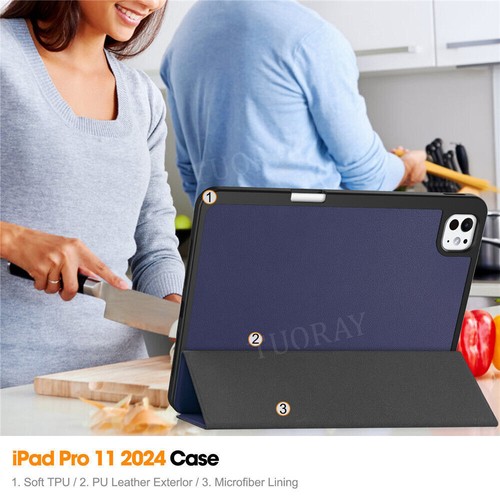 Schutz Hülle für iPad Air 13" M3 / Air 11" M3 2025 Tasche Cover mit Stifthalter - Picture 62 of 132