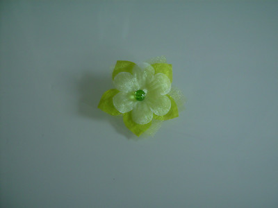 Barrette/pince à Cheveux Fleur Ivoire/crème Pour Enfant Fille - Mariage Cérémonie - Neuve Avec étiquettes