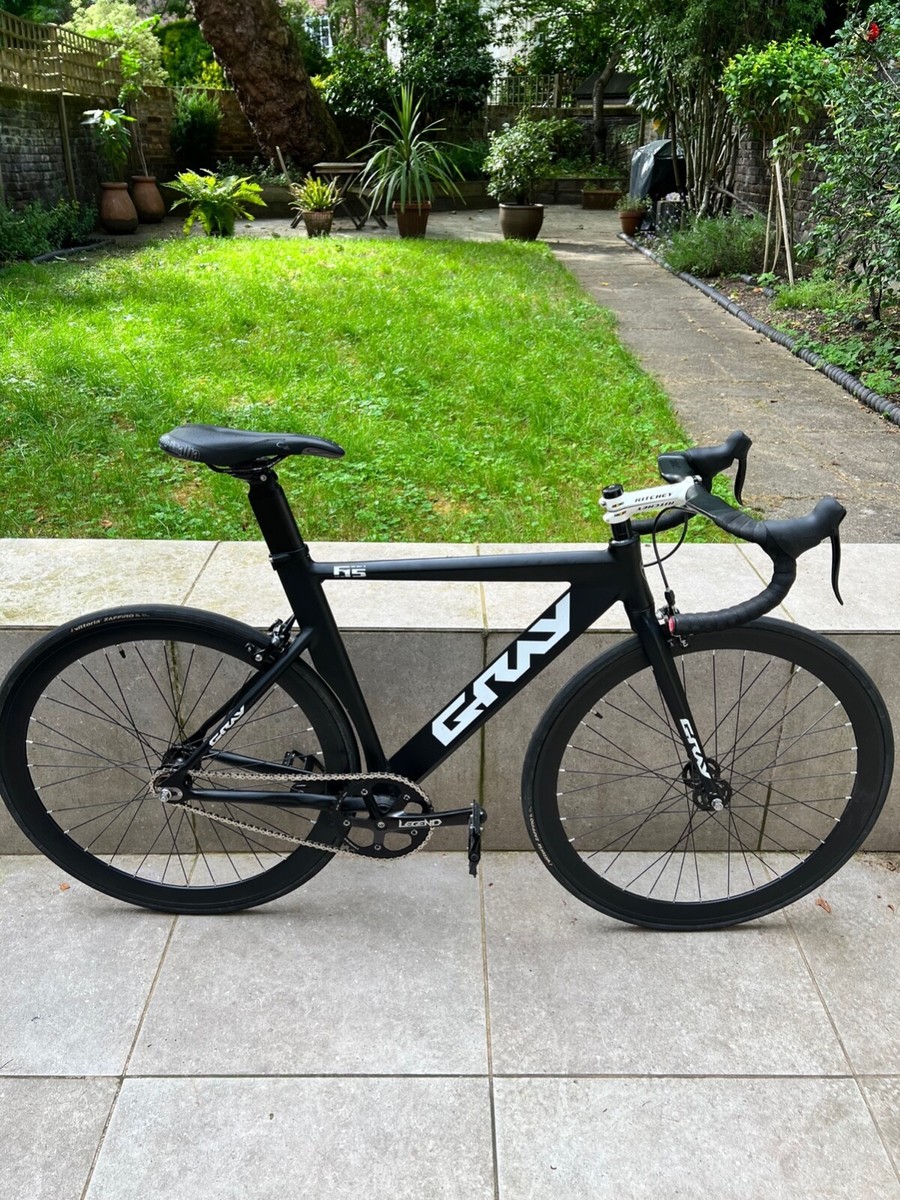 Custom Built Gray (USA) F15 Aero Single Speed Bike Sram Selle