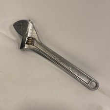 Vintage Cresent 12" Adjustable Wrench Forged Crestoloy Made In USA VG+ Condition
