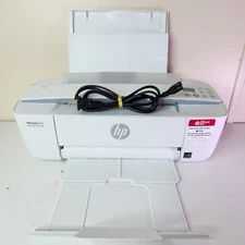 HP DeskJet 3755 Inkjet Printer Tested with Power Cord White SDGOB-1621