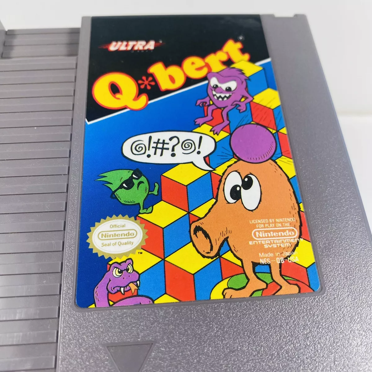 Q bert NES Nintendo Original Classic Authentic Arcade Game
