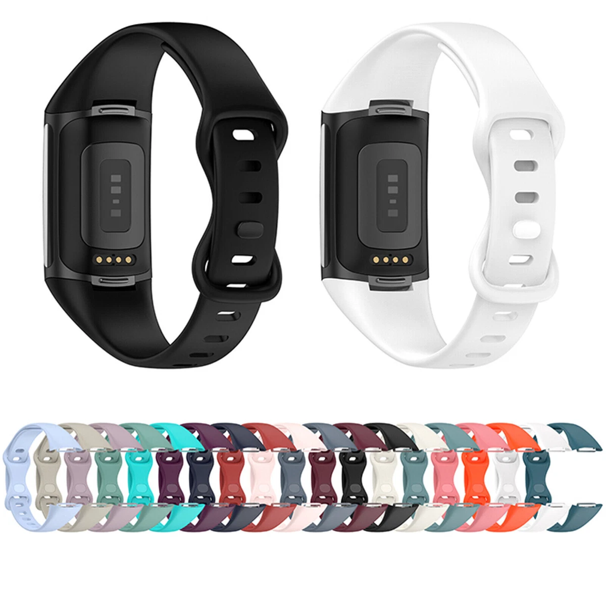 Slimming Watch Strap TPU Band Men Women Wristband for Fitbit