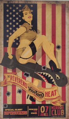 Leviathan Co Noise on Tour: THE REVEREND HORTON HEAT Supersuckers Poster PRIN