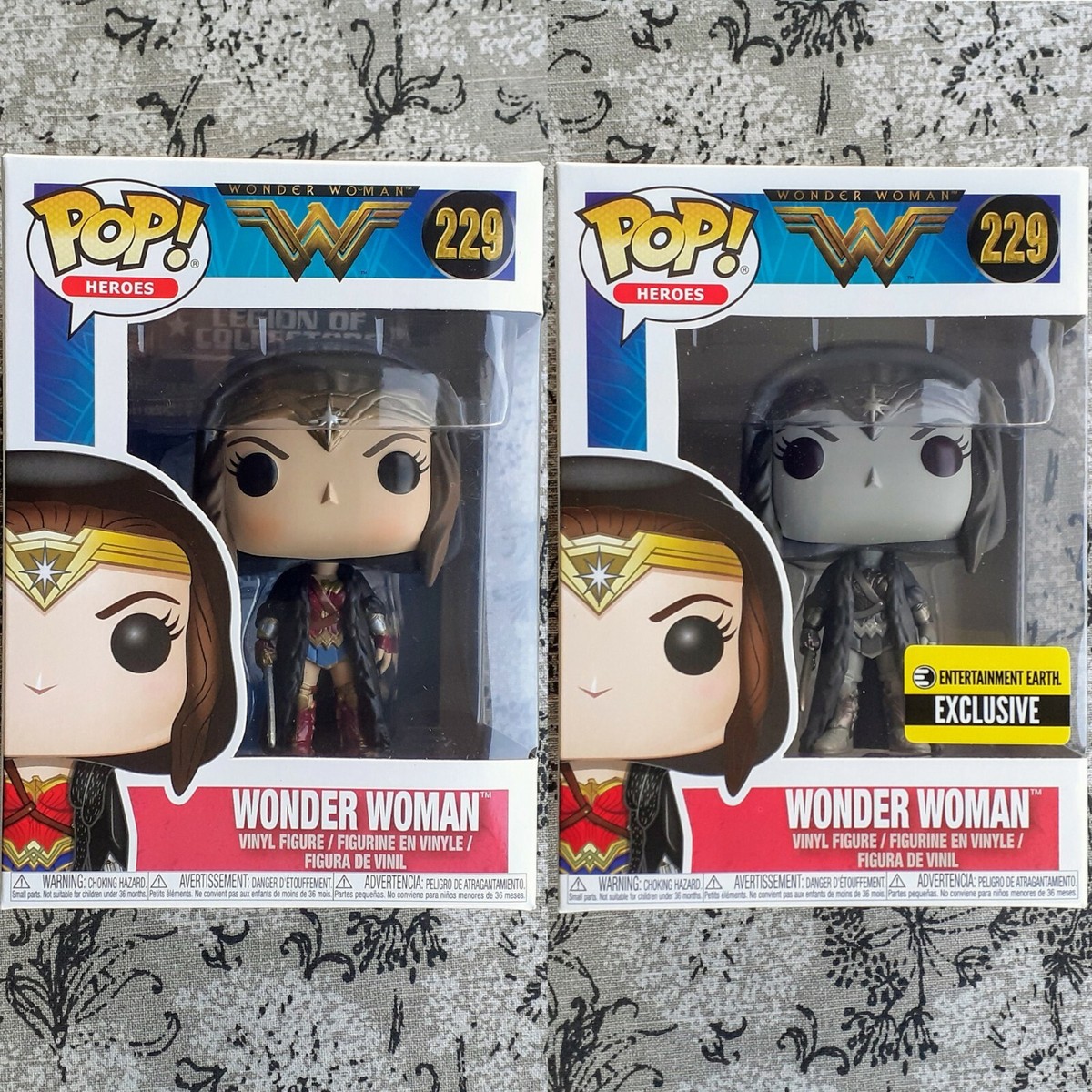 WONDER WOMAN Movie Cloak SEPIA or Regular Editions Funko Pop