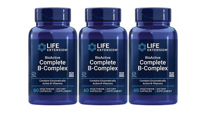 Life Extension Complete B-Complex   3 x 60 veg. Kapseln (25,57 EUR/100 g)