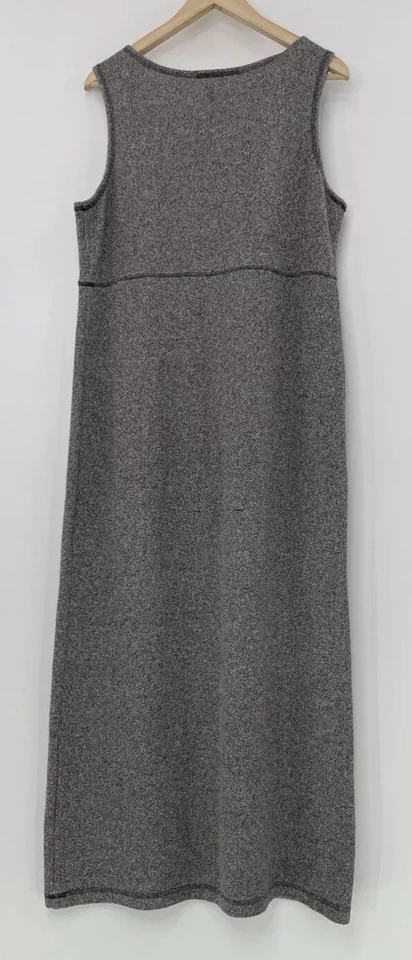 Hanna Andersson Women’s Marled Gray Cotton Blend Maxi Dress Sz S, Minimalist USA - Image 2 of 4