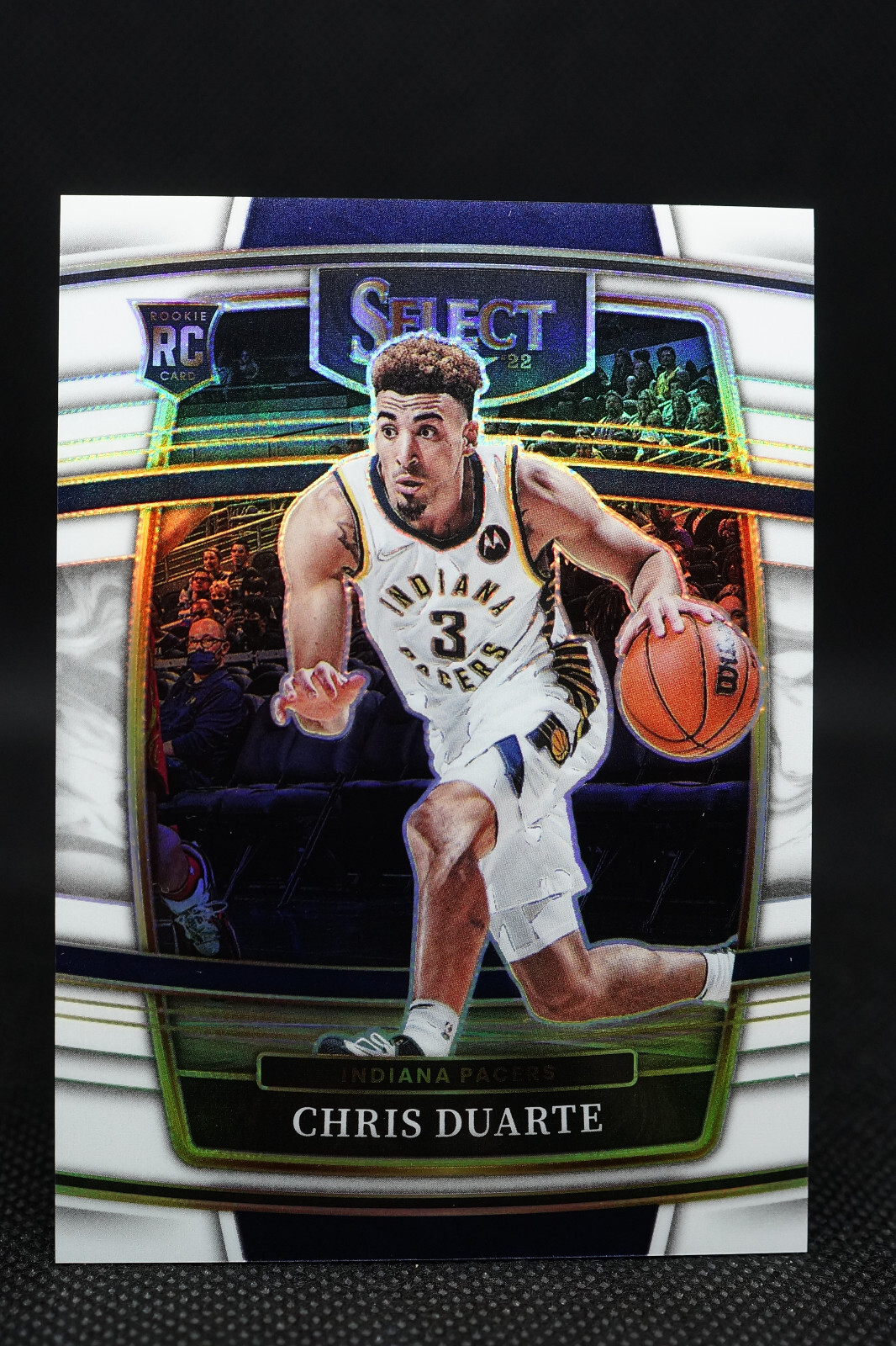 2021-22 NBA Panini Select White Prizm 100/149 Chris Duarte #41 Rookie RC INVEST