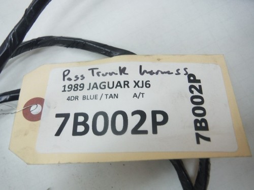 Jaguar XJ6 1987 A/T tapa troncal arnés de alambre fabricante de equipos originales 1984 1985 1986 - Imagen 8 de 8