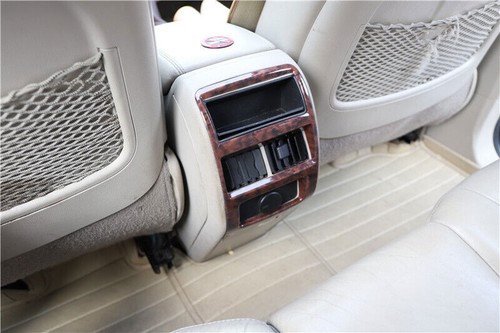 For Cadillac SRX 2010-2016 Wood Grain Rear Air Outlet Vent Panel Cover Trim 1Pcs - Picture 8 of 9