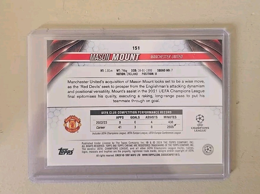 その他 Topps UCL chrome Mason Mount RC /150 s-l400.jpg