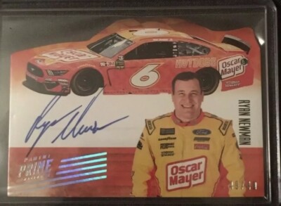 Ryan Newman 49/49 2019 Panini Prime Racing Prime Cars Die Cut Signatures