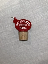 Wolfschmidt Vodka Plastic Pour Spout Vintage