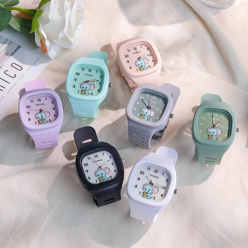 Children Kids Boys Girls Cartoon Watches Digital Watch Child