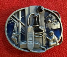 BELT BUCKLE SISKIYOU 1988 TELEPHONE MADE IN USA Z-50
