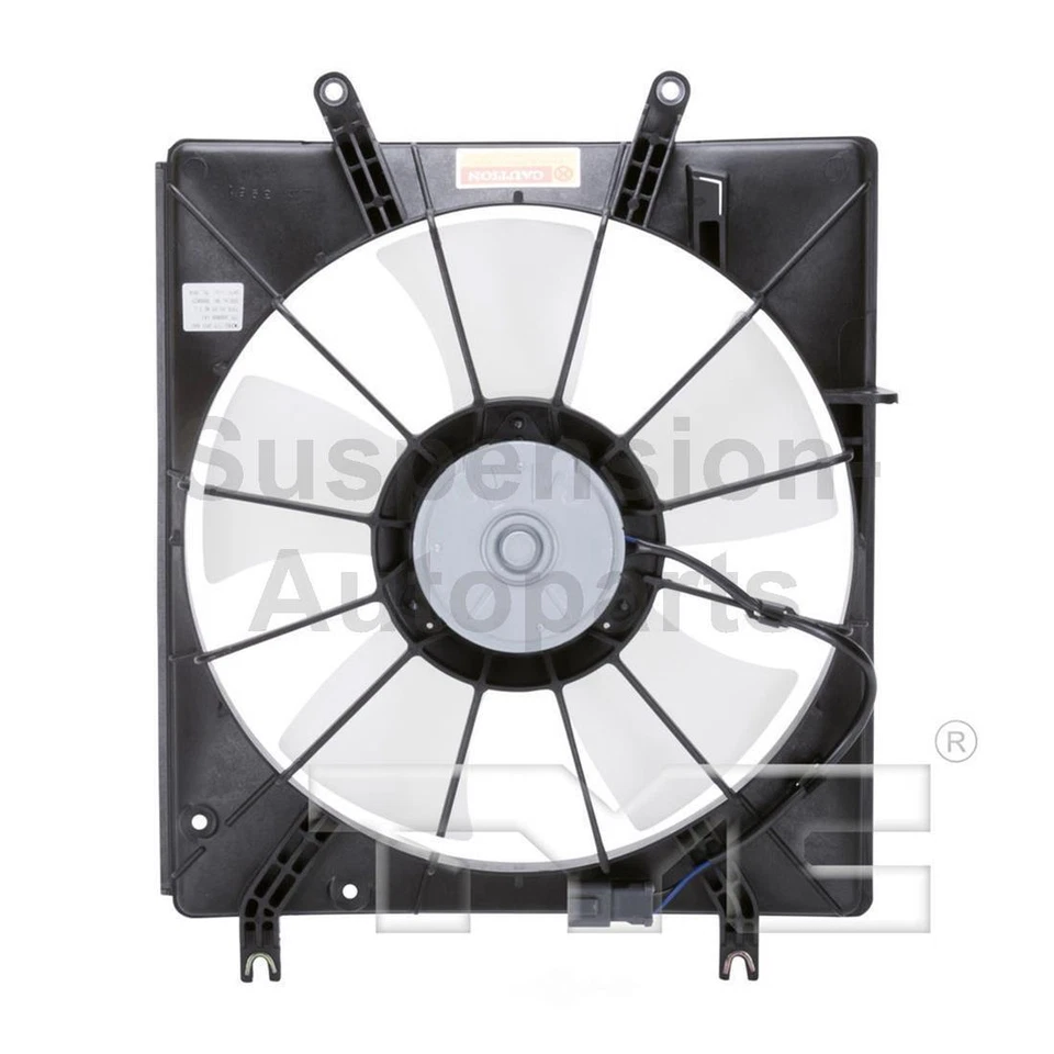 Ventilador de refrigeración del motor izquierdo TYC compatible con Acura TL_SU 2004 2005 2006 Foto 2 de 3