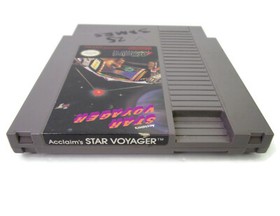Star Voyager w/ Sleeve CLEANED & TESTED AUTHENTIC NES Nintendo Game Cartridge B