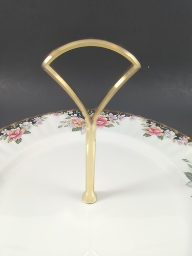 Vintage Royal Albert Concerto Appetizer/Dessert Serving Plate Tray Handle 10.5" - Picture 7 of 9