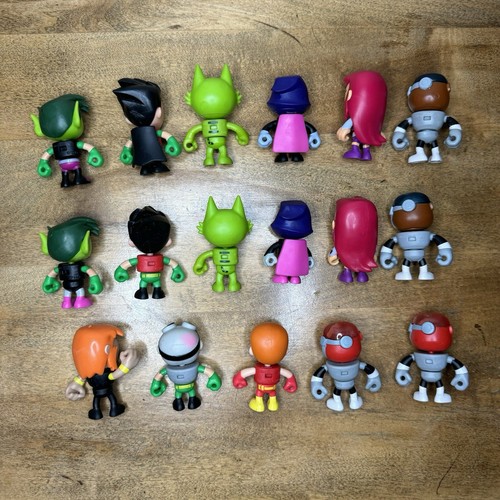 Funko Mystery Mini Teen Titans Go Raven Beast Boy Robin Cyborg Lot Of 17 - Bild 2 von 2