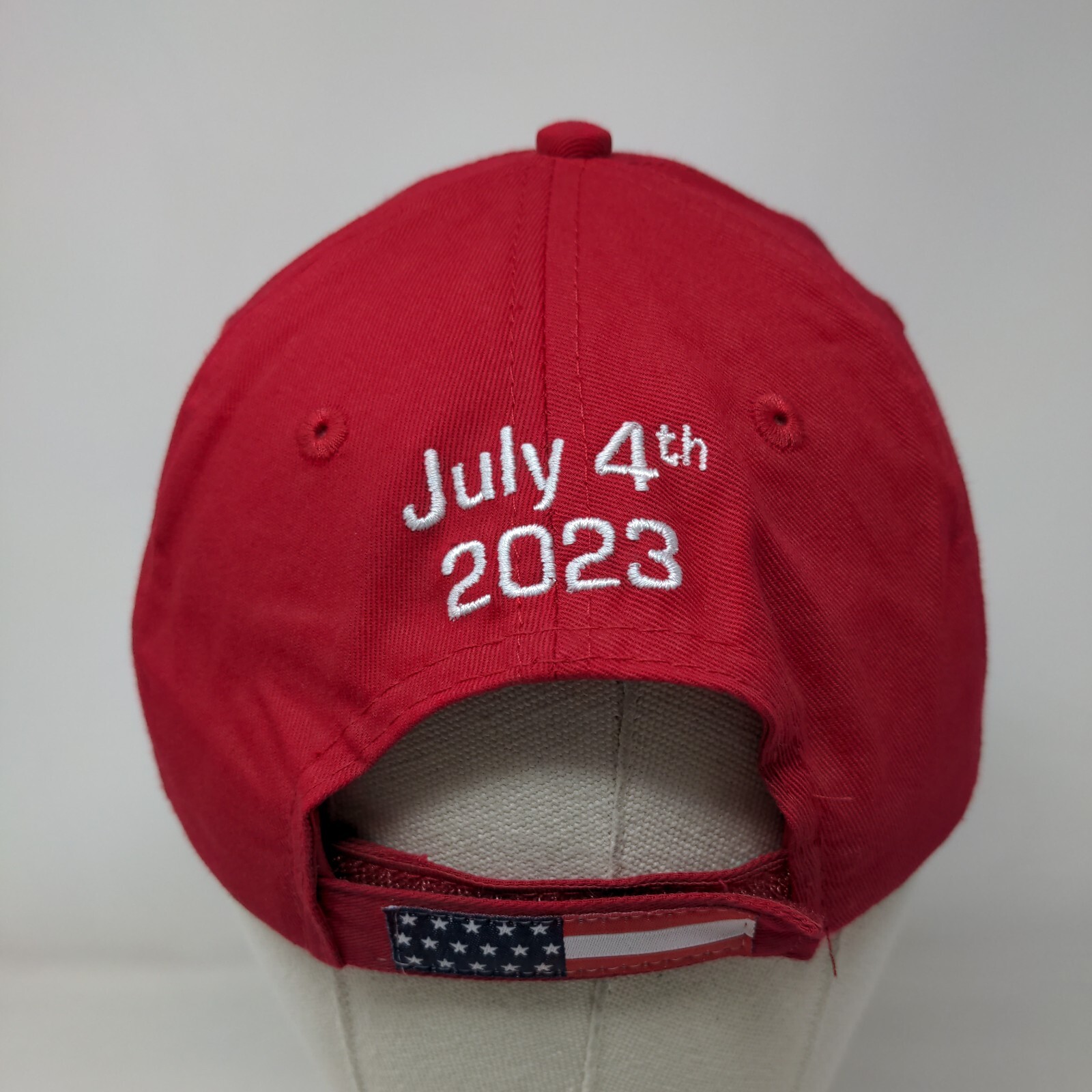 Summit Fire & Security Strapback Hat Red One Size… - image 5