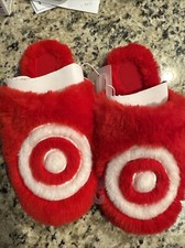 Wondershop Target Exclusive Red Holiday Slippers L  W 9/10  M 7/8 Unisex