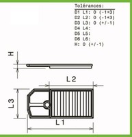 Luftfilter Green FüR VW Golf 4 Ab 1997 Bis 2003 1.4Li 16V-75PS