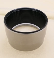 Plastic screw on lens hood (63mm threads?)