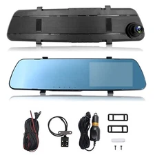 1080P Car DVR Camera Recorder 4.3in Dash Cam Camcorder Camera G-sensor Recorder